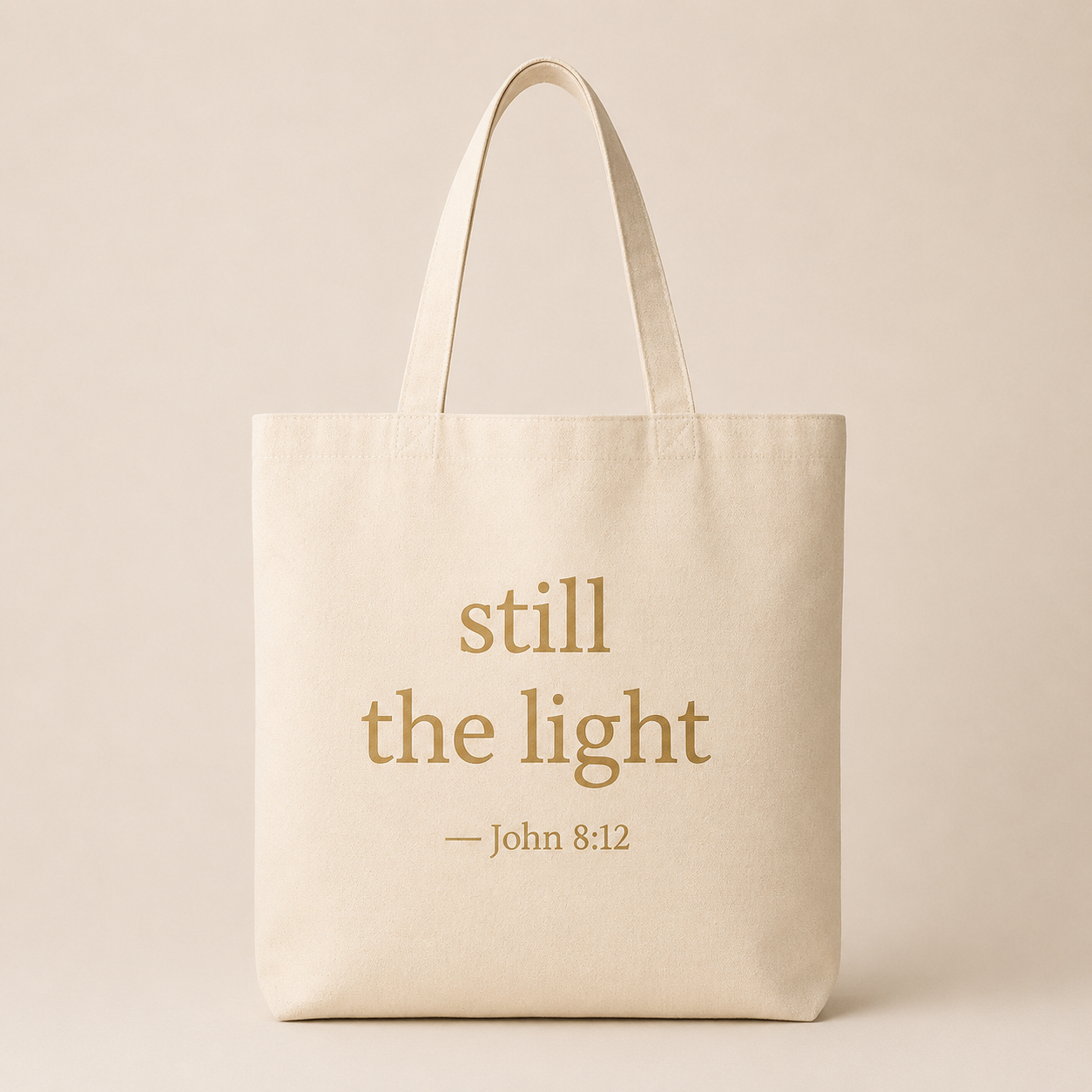 Still the Light Canvas Tote